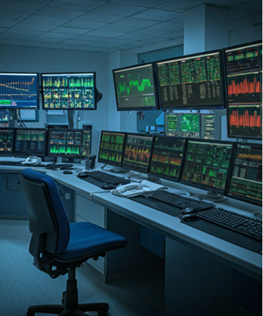 Hospital operations control room